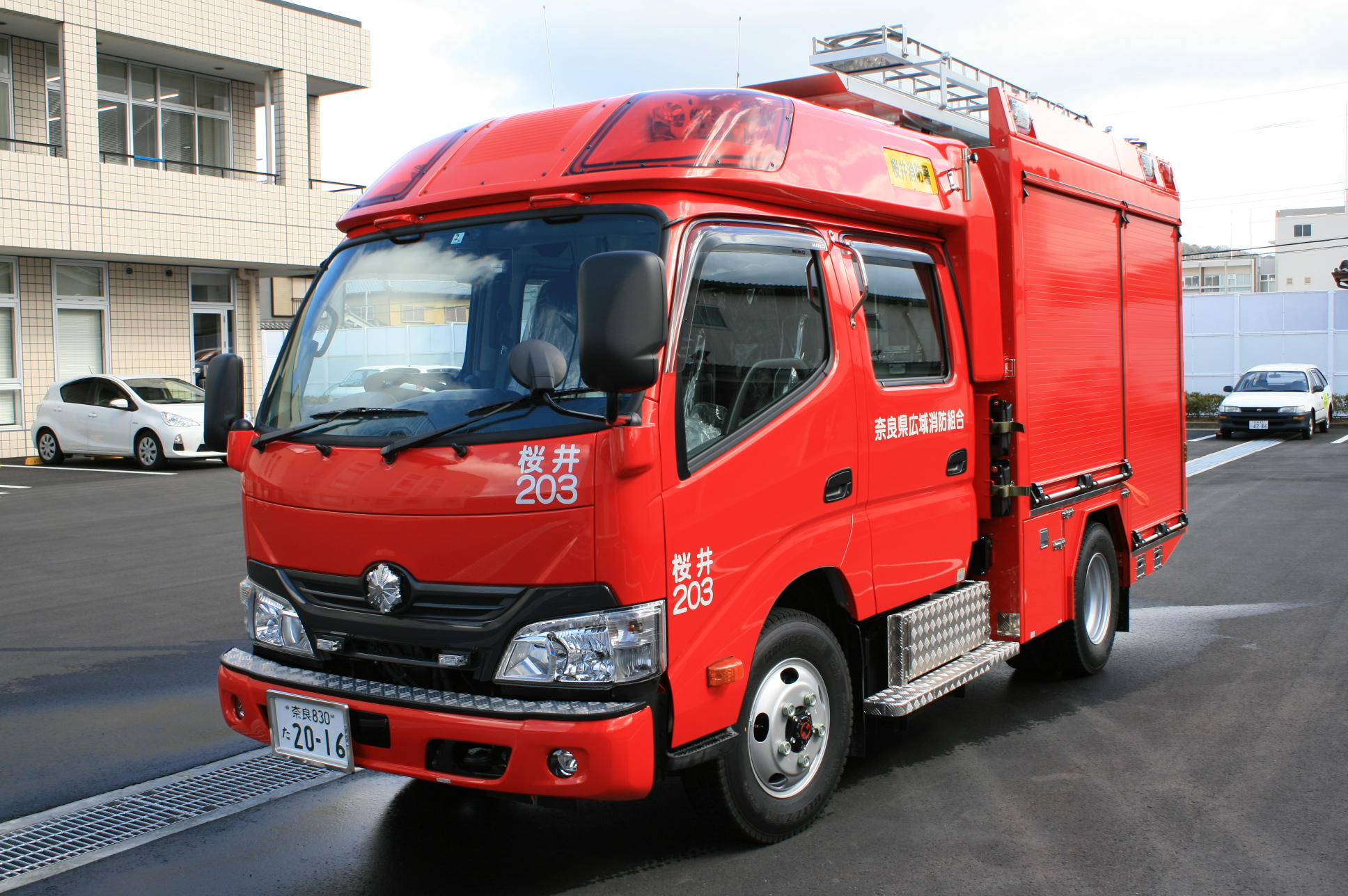 消防ポンプ自動車の写真