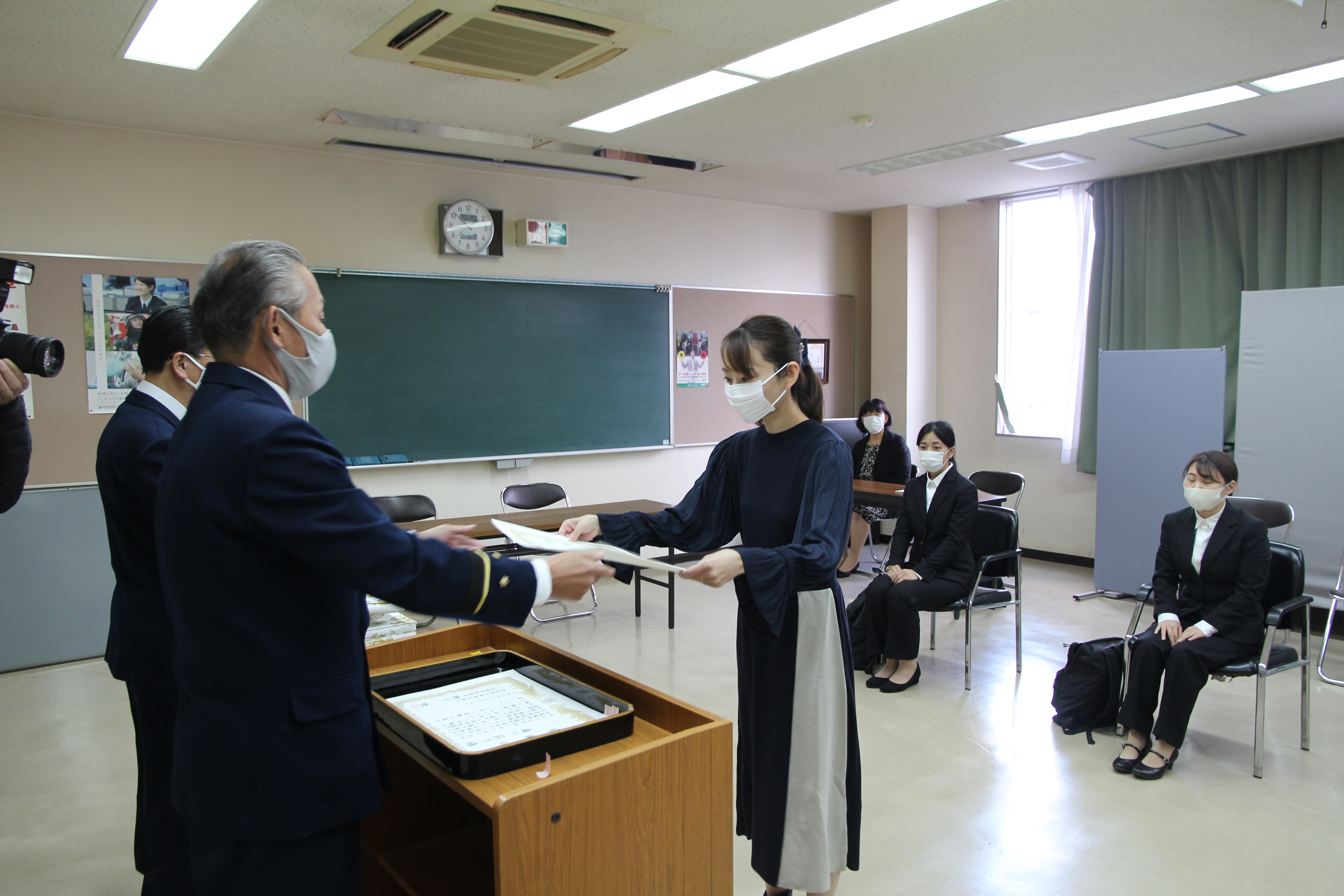 感謝状を贈呈しました 奈良県広域消防組合